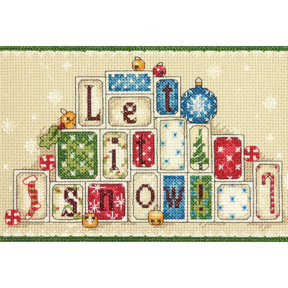 (image for) Mini Let It Snow Counted Cross Stitch Kit